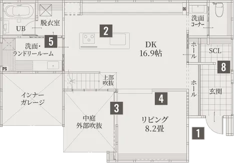 1階　平面図