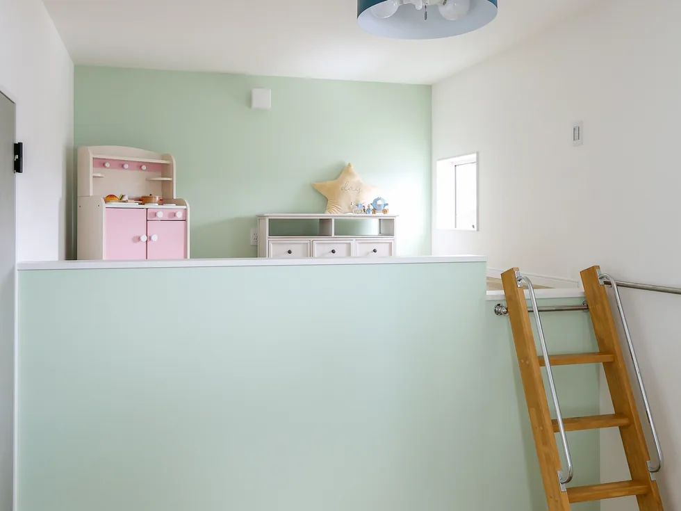 ロフト付き子ども部屋